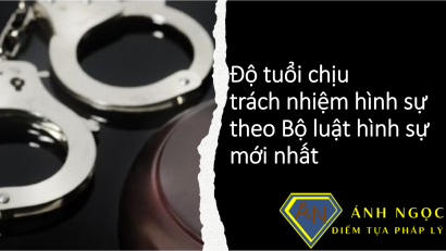 Độ tuổi chịu trách nhiệm hình sự theo Bộ luật hình sự mới nhất