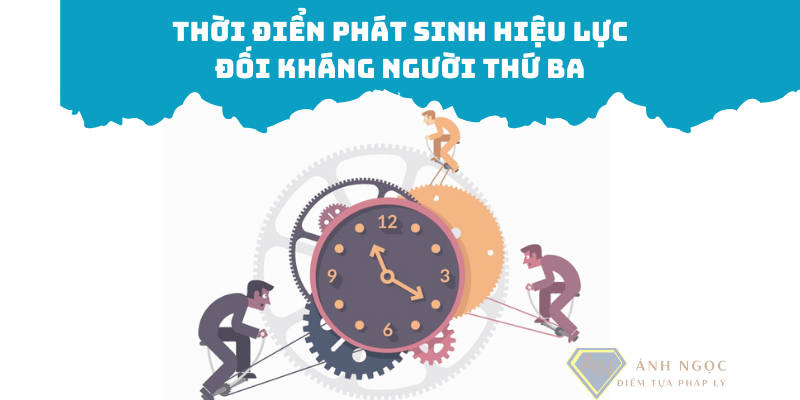 Thời điểm phát sinh hiệu lực đối kháng người thứ ba