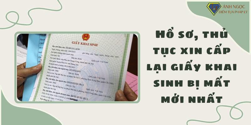 Làm lại giấy khai sinh cần những gì?