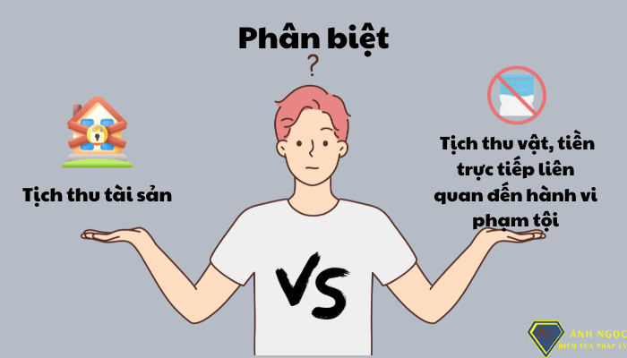 Phân biệt tịch thu tài sản và biện pháp tịch thu vật, tiền trực tiếp liên quan đến hành vi phạm tội