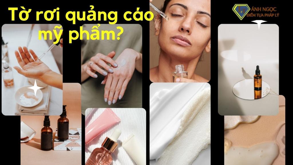 tờ rơi quảng cáo mỹ phẩm?