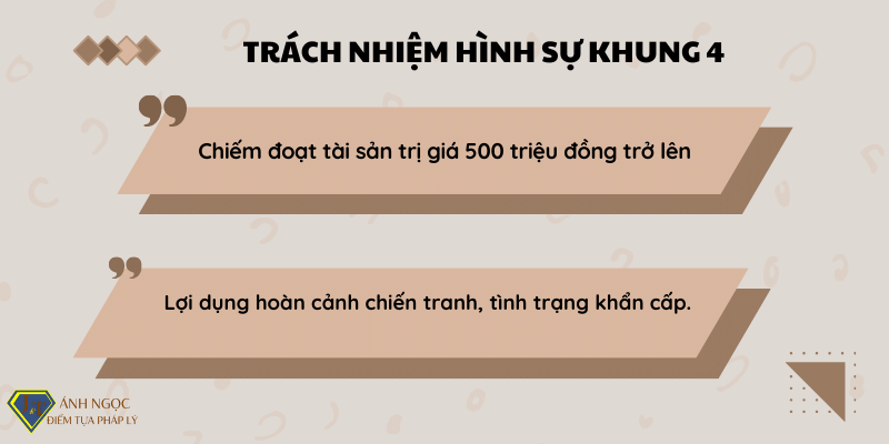 Trách nhiệm hình sự khung 4