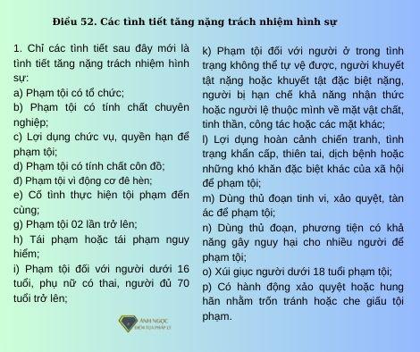 Tình tiết tăng nặng trách nhiệm hình sự là gì?