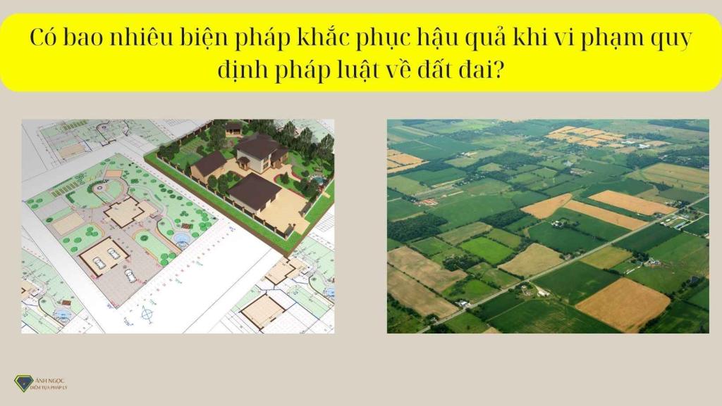 Có bao nhiêu biện pháp khắc phục hậu quả khi vi phạm quy định pháp luật về đất đai?