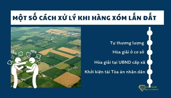 Một số cách xử lý khi hàng xóm lấn đất