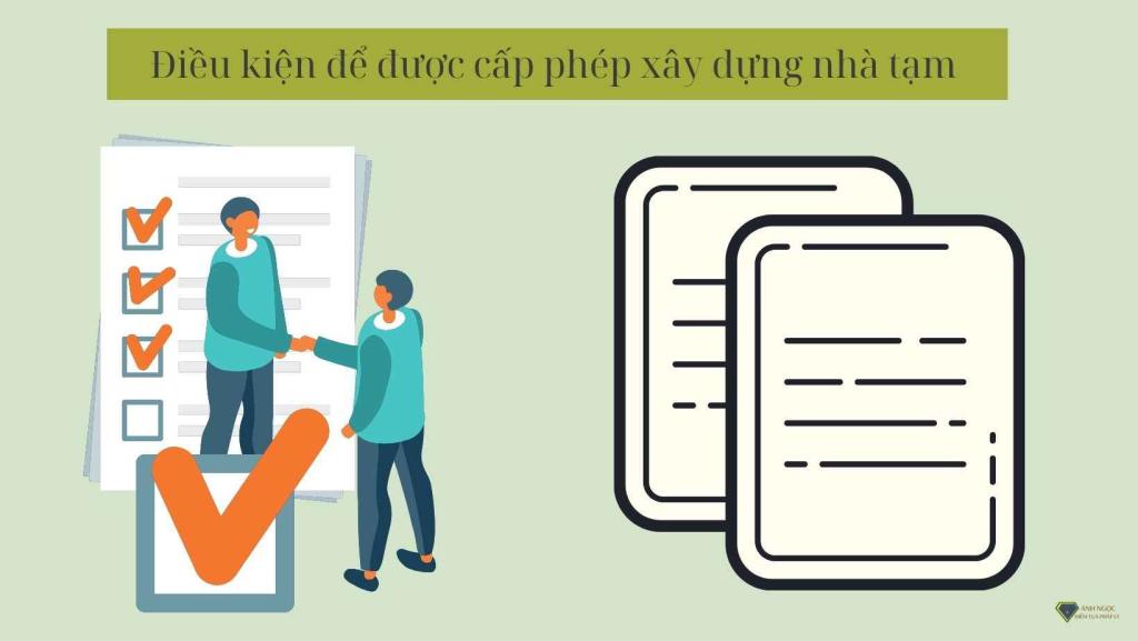 Điều kiện để được cấp phép xây dựng nhà tạm