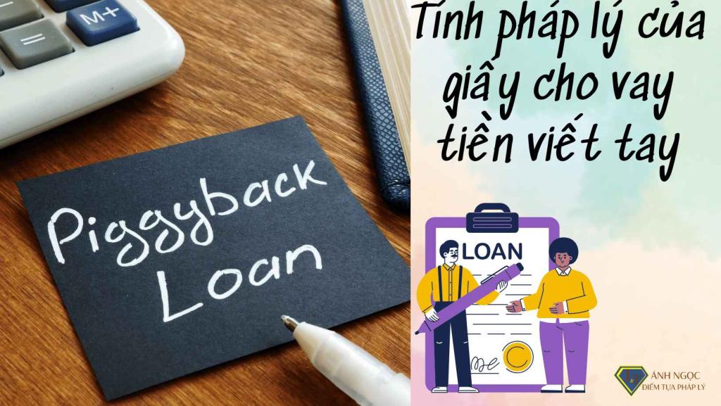 Tính pháp lý của giấy cho vay tiền viết tay