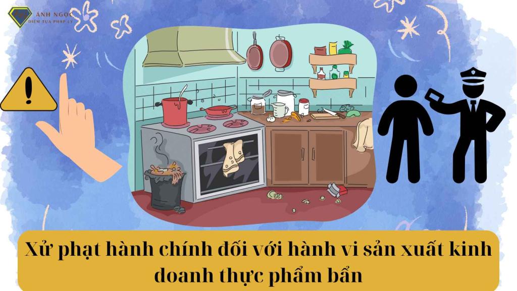 Xử phạt hành chính đối với hành vi sản xuất kinh doanh thực phẩm bẩn