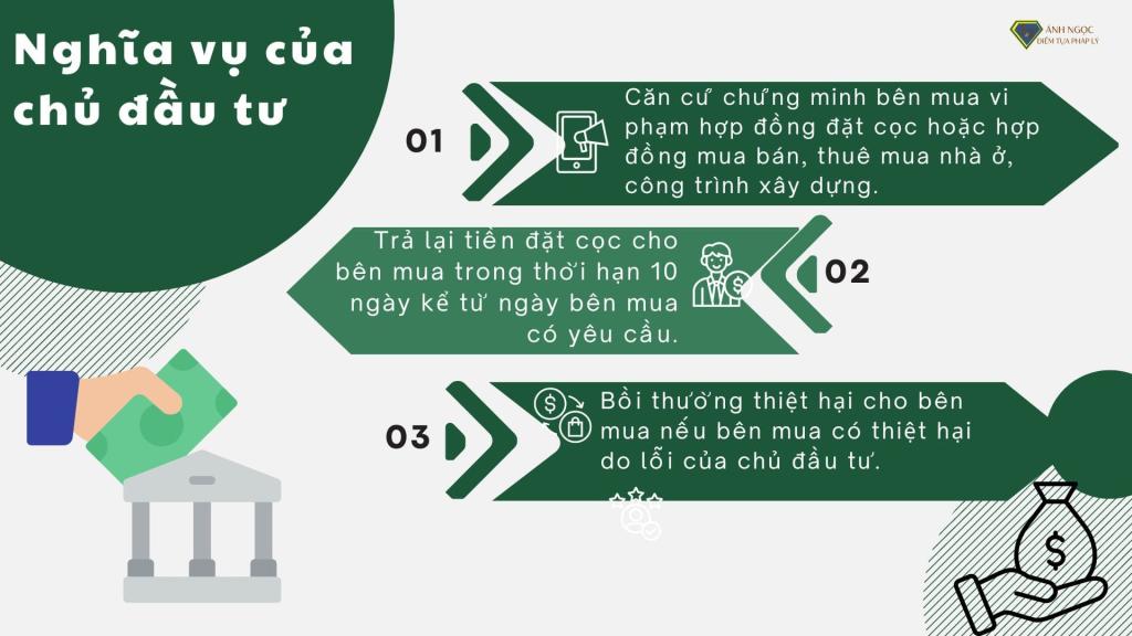 Nghĩa vụ của chủ đầu tư