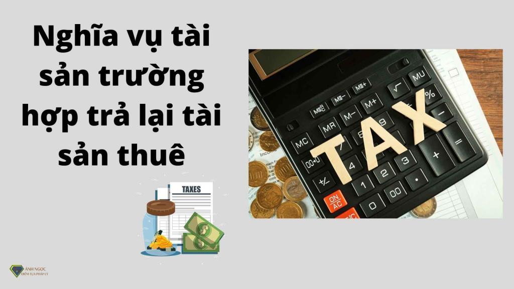 Nghĩa vụ tài sản trường hợp trả lại tài sản