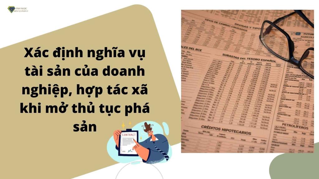 Xác định nghĩa vụ tài sản của doanh nghiệp