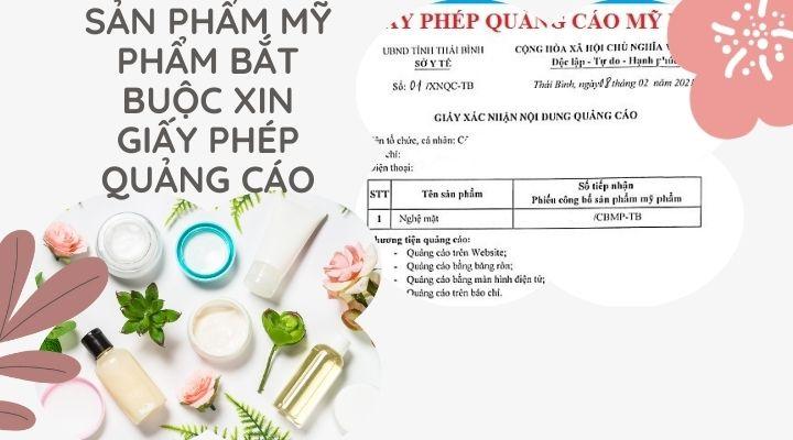 Tại sao bắt  buộc phải có giấy phép quảng cáo mỹ phẩm