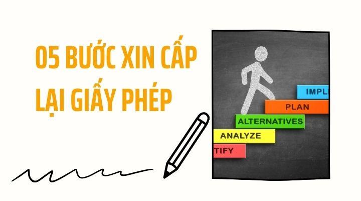 Các bước xin cấp lại giấy phép