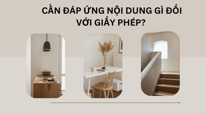 Nội dung giấy phép kinh doanh homestay