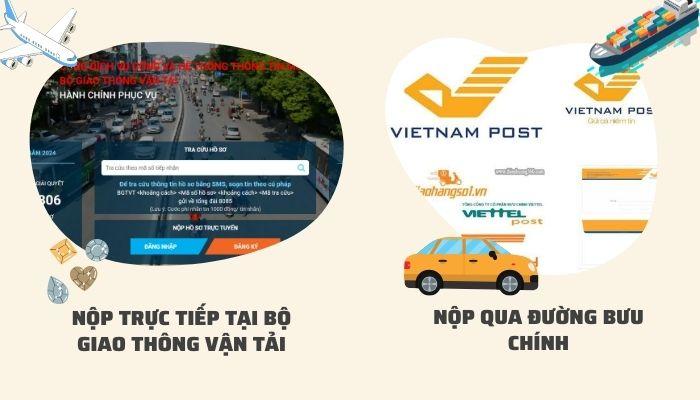 Hình thức nộp đơn xin cấp giấy phép kinh doanh