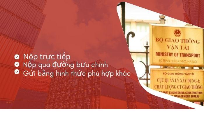 Cách thức và địa điểm nộp hồ sơ xin cấp giấy phép kinh doanh vận tải đa phương quốc tế 