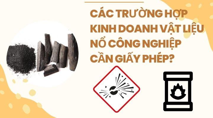 Điều kiện xin cấp giấy phép kinh doanh vật liệu nổ công nghiệp