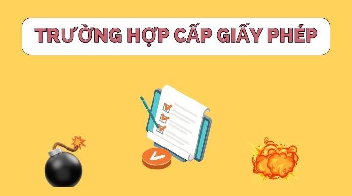 Xin giấy phép kinh doanh dịch vụ nổ mìn trong trường hợp nào?