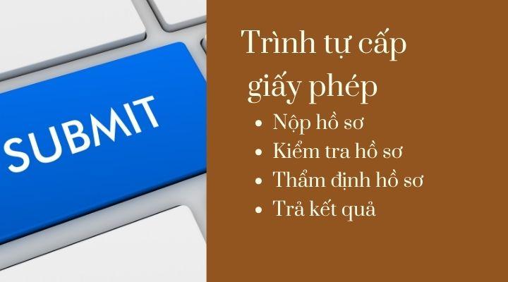 Trình tự cấp giấy phép