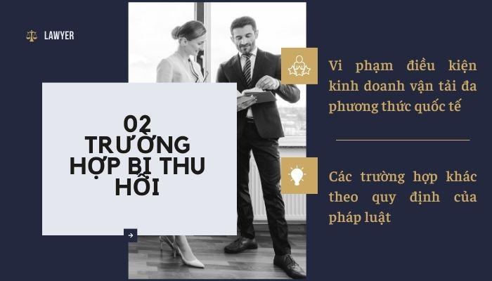 Trường hợp bị thu hồi giấy phép kinh doanh