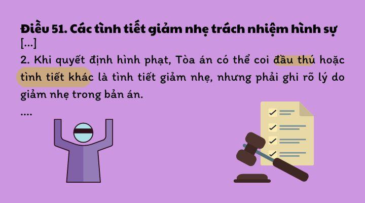 02 tình tiết giảm nhẹ khoản 2 Điều 51