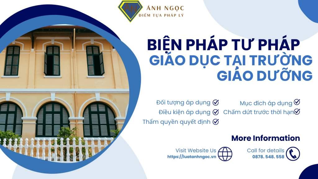 Biện pháp tư pháp giáo dục tại trường giáo dưỡng