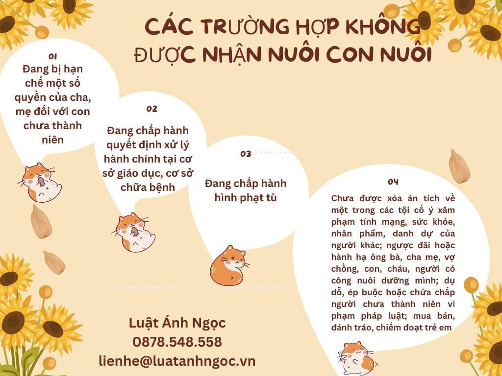 Các trường hợp không được nhận nuôi con nuôi