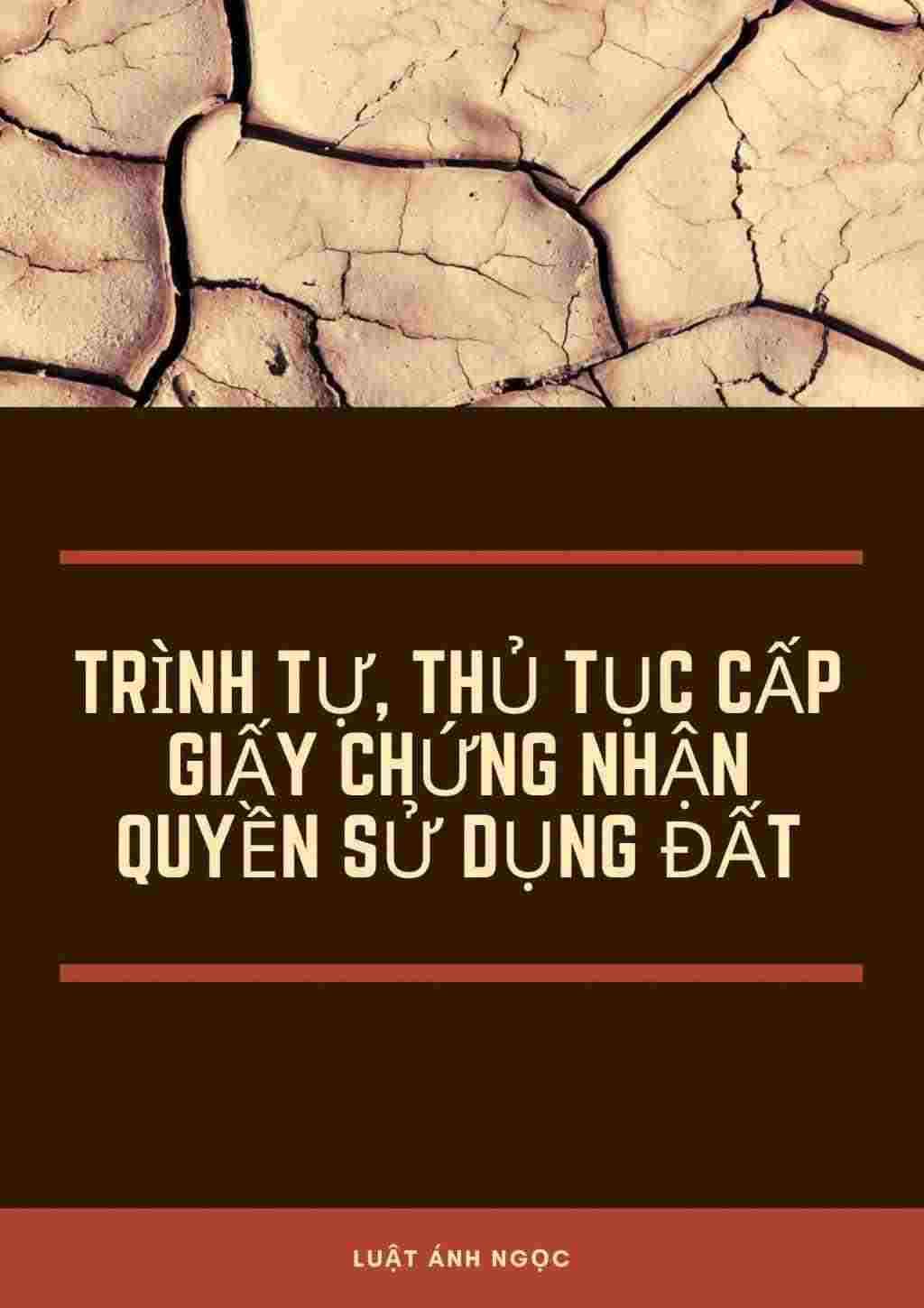 Thủ tục cấp Giấy chứng nhận quyền sử dụng đất