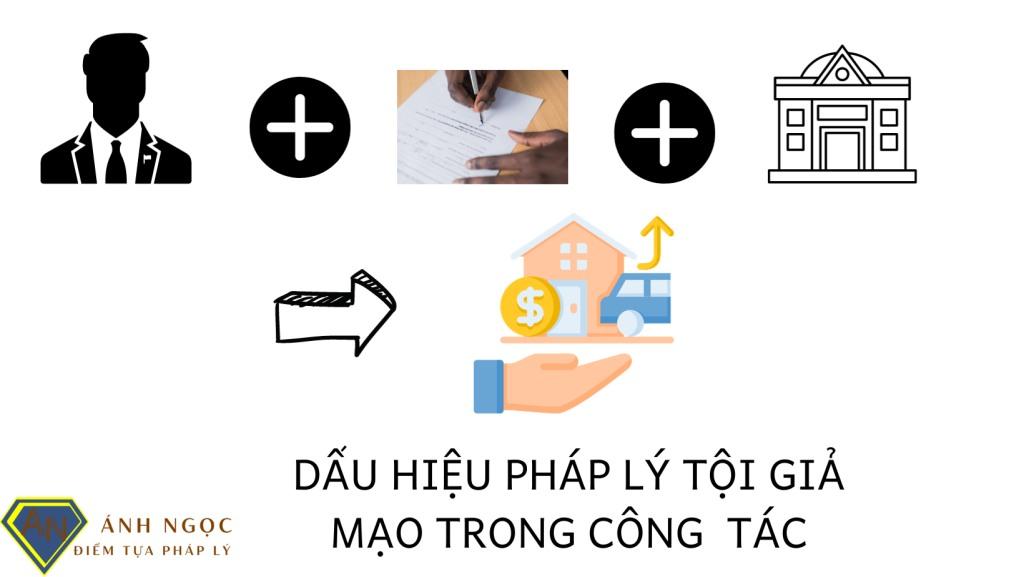 Dấu hiệu pháp lý tội giả mạo trong công tác