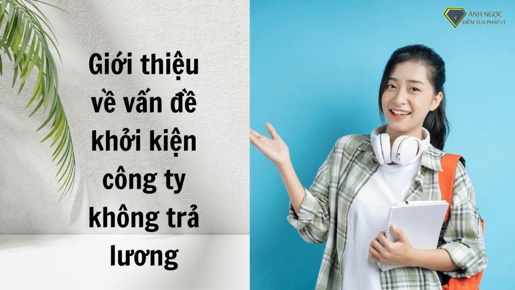 Giới thiệu về vấn đề khởi kiện công ty không trả lương