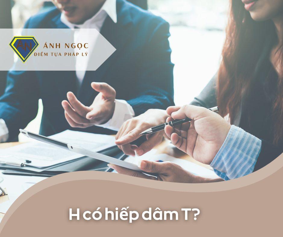 Trường hợp H có hành vi giao cấu, quan hệ tình dục khác với T có phải là hiếp dâm không?