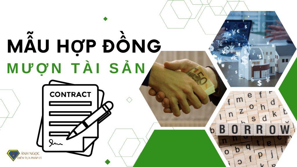 Mẫu hợp đồng mượn tài sản