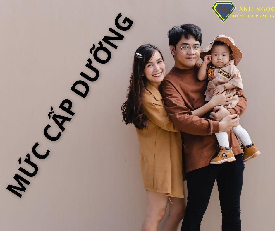 Mức cấp dưỡng cho con được xác định thế nào