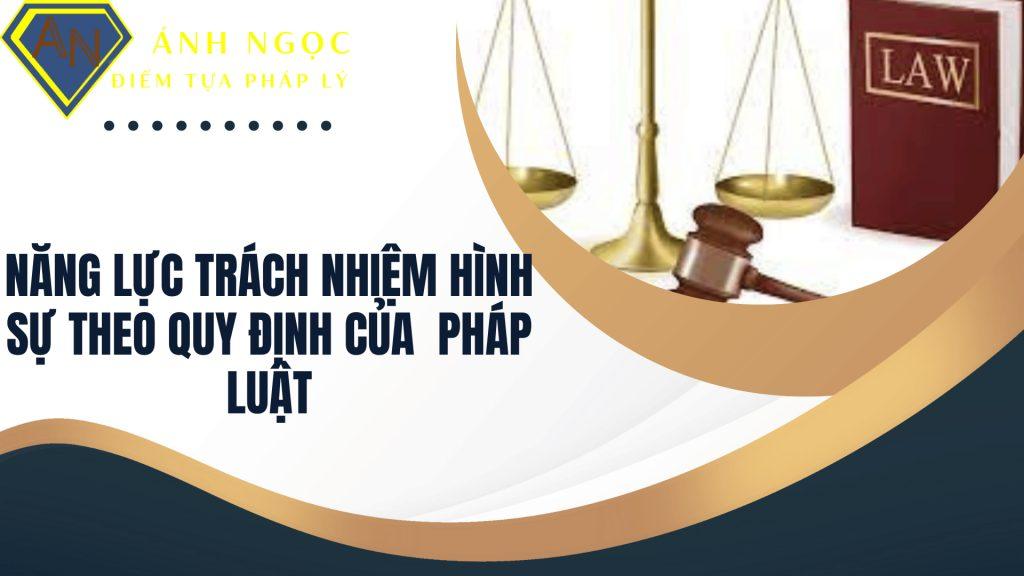 Tìm hiều về năng lực trách nhiệm Hình sự theo quy định hiện hành!