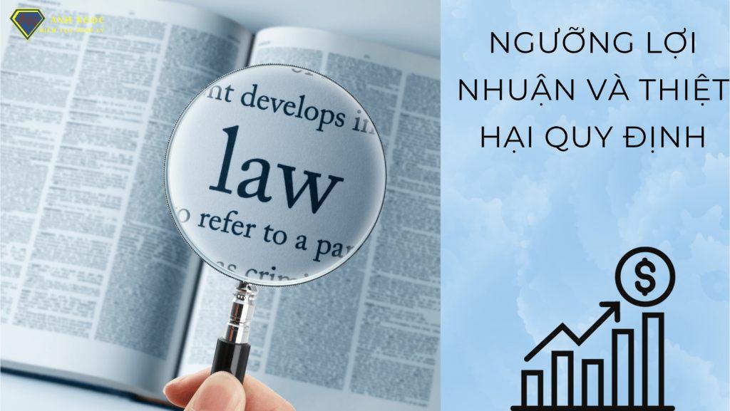 Ngưỡng lợi nhuận và thiệt hại quy định