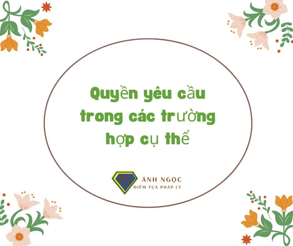 Quyền yêu cầu ly hôn trong các trường hợp cụ thể