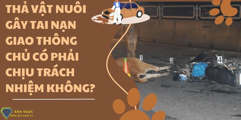 Thả vật nuôi gây tai nạn giao thông chủ có phải chịu trách nhiệm?