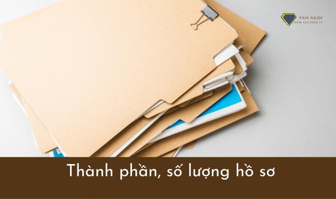 Thành phần, số lượng hồ sơ