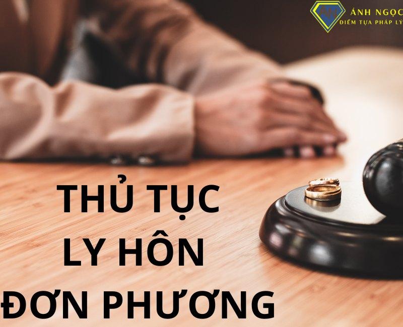 thủ tục ly hôn đơn phương