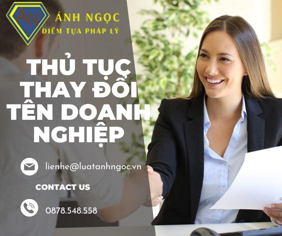 Thủ tục thay đổi tên doanh nghiệp