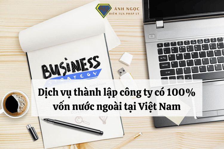 Dịch vụ thành lập công ty có 100% vốn nước ngoài tại Việt Nam