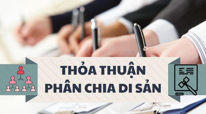 Mẫu Văn bản thoả thuận phân chia di sản: Luật Ánh Ngọc hướng dẫn