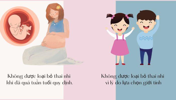 Cụ thể các trường hợp không được phép nạo phá thai