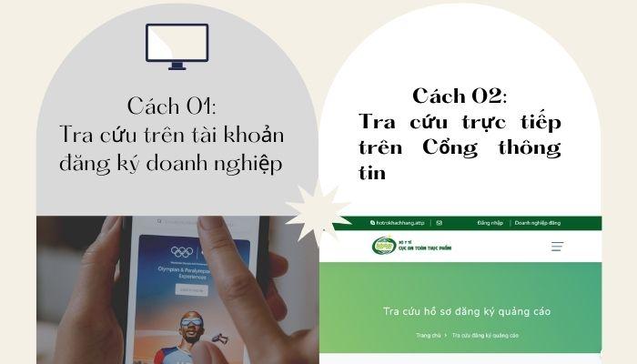 Tra cứu giấy phép quảng cáo bằng các hình thức