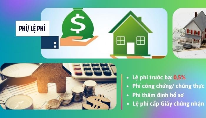 Phí, lệ phi cần nộp khi chuyển nhượng quyền sử dụng đất