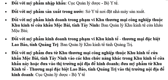 Các cơ quan có thẩm quyền xử lý