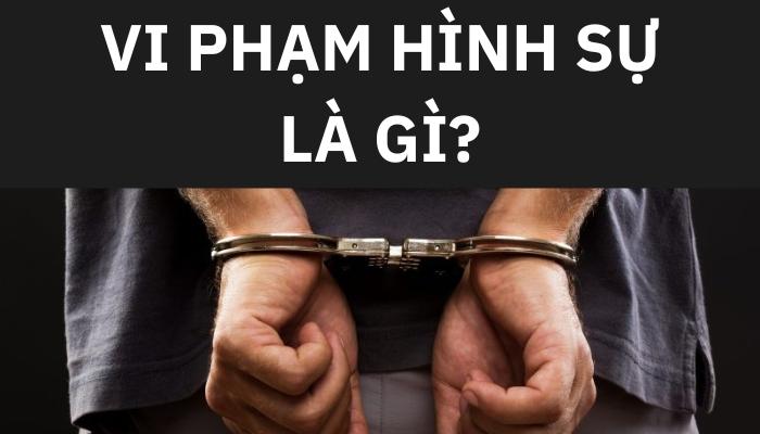 Ví dụ về vi phạm hình sự