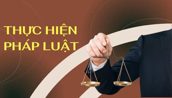 Ví dụ về thực hiện pháp luật