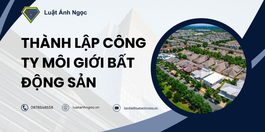 Thành lập công ty môi giới bất động sản