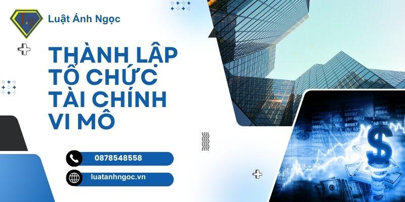 Thành lập tổ chức tài chính vi mô